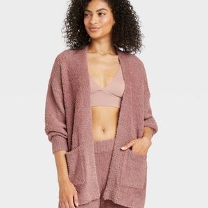 NWT Womens fuzzy cardigan from target